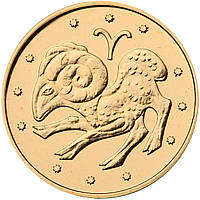 Золотая монета Украины ОВЕН 1.24 грамма