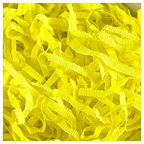 Паперовий наповнювач гофрований, жовтий  1кг