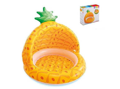 Басейн надувний для дому/дачі/саду Ананас 102х102х94см 45л 58414 NP ТМ INTEX