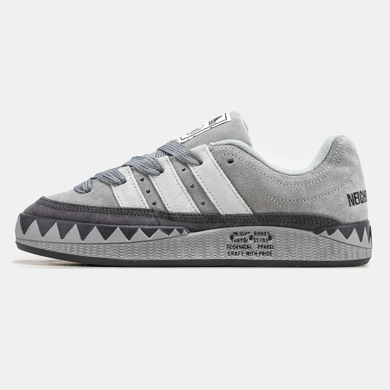 Кроссовки мужские Adidas Adimatic x Neighborhood серые, Адидас