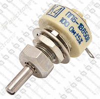 Резистор ППБ-1В 100 Ом±5% змінний, дротовий, регулювальний