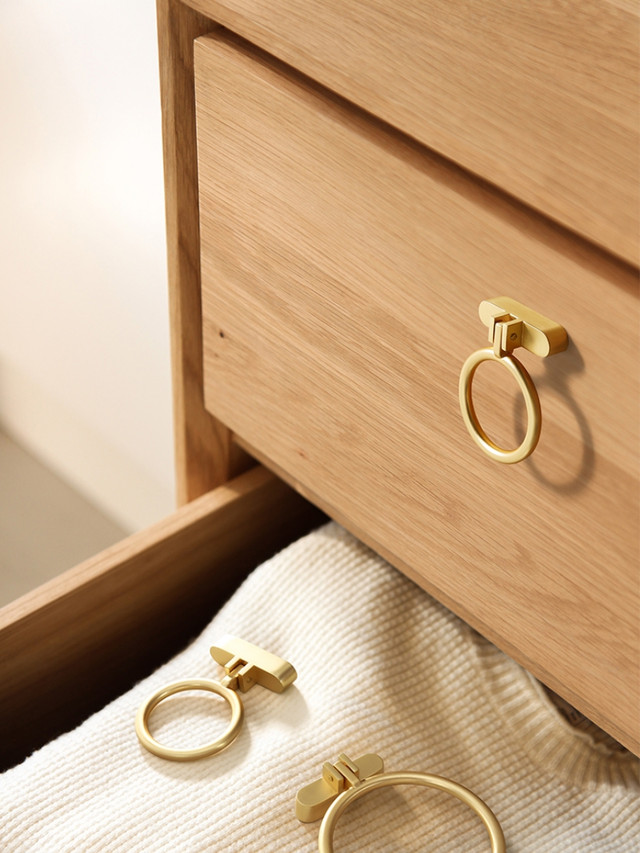 Стильные ручки-кольца для мебели