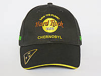 Кепка Бейсболка Hard Rock Cafe Chernobyl. Черная Кепка Хард Рок Кафе Чернобыль