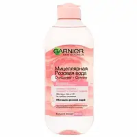 Міцелярна вода Garnier Skin Naturals з рожевою водою 400 мл