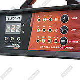 Зарядний  пристрій  імпульсний 6/12В, 2А/6А/10А Elegant 100 456, фото 3