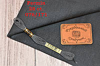 Ткань равномерного плетения Permin 28ct 076/171 Chalkboard, 100% лён (Дания)