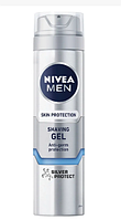 Nivea Men Silver Protect Гель для гоління чоловічий Срібний захист 200 мл