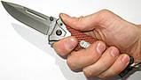 Ніж викидний Browning 364, фліпер, дерево, темляк, фото 5