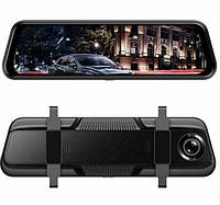 Автомобільний відеореєстратор DVR Full HD 1080, автореєстратор - дзеркало заднього виду з двома камерами