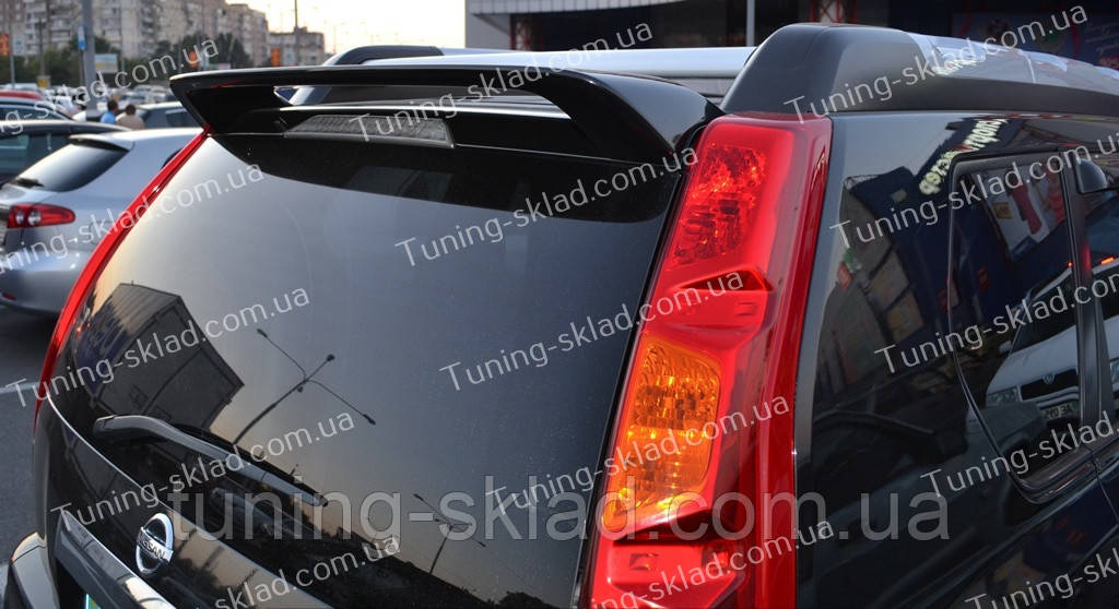 Спойлер Nissan X Trail T31 (спойлер на задні двері Нісан Х Трейл Т31 з просвітом), фото 1