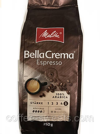 Кава в зернах Melitta Bella Crema Espresso 250 г, фото 2