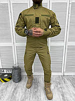 Военная летняя форма койот для ЗСУ "Unit" рип-стоп,Костюм тактический полевой песочный летний рип-стоп ЗСУ