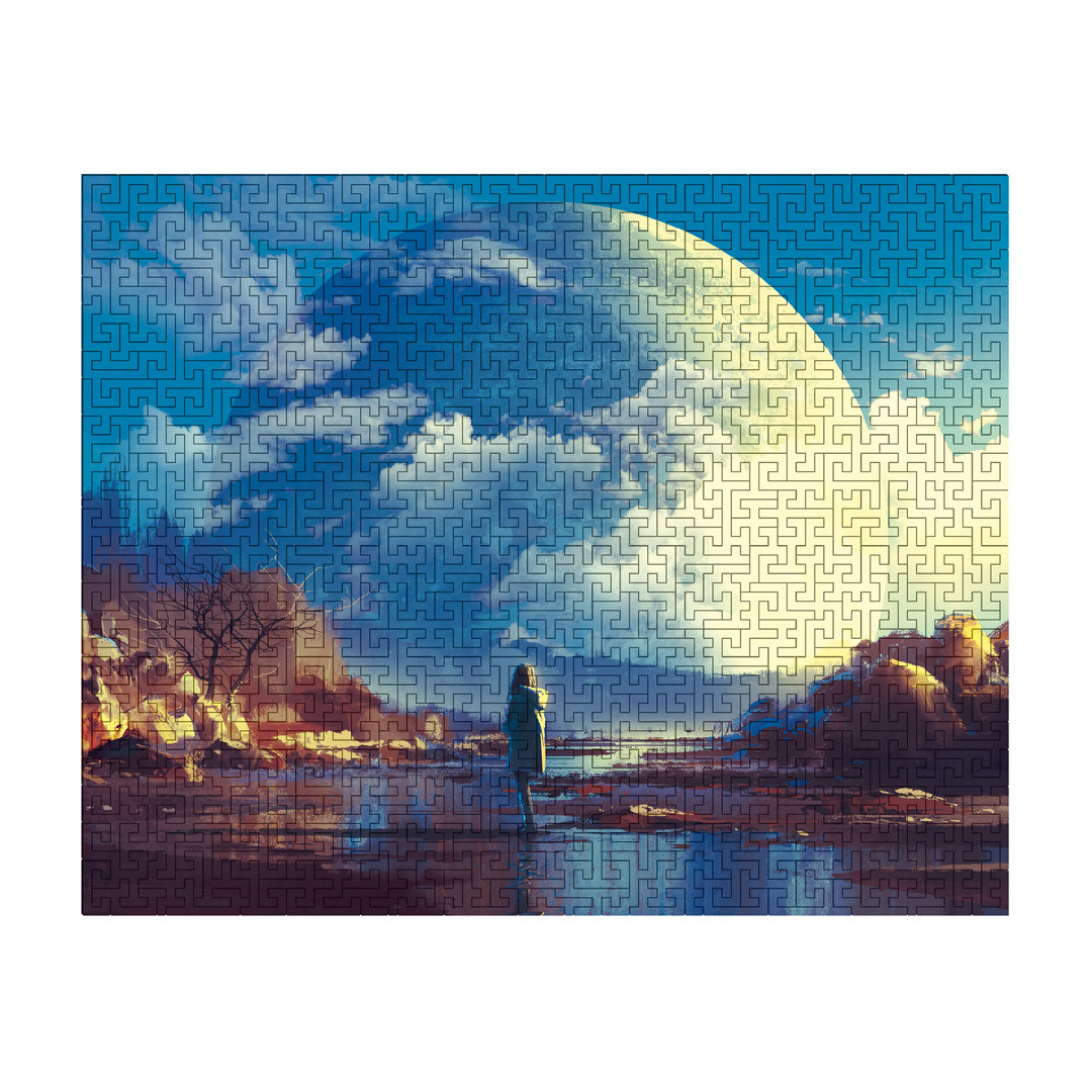 Дерев'яний Пазл-лабіринт Погляд на іншу епоху, фото 1