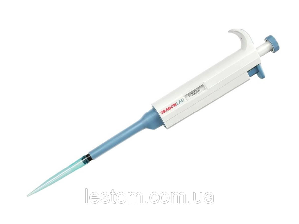 Дозатор 1000 мкл одноканальний DragonLab фіксованого об'єму