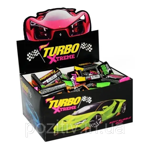 Жувальна гумка turbo Xtreme 100 шт.