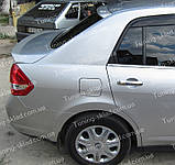 Спойлер Нісан Тііда седан (спойлер на кришку багажника Nissan Tiida sedan), фото 8