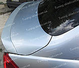 Спойлер Нісан Тііда седан (спойлер на кришку багажника Nissan Tiida sedan), фото 4