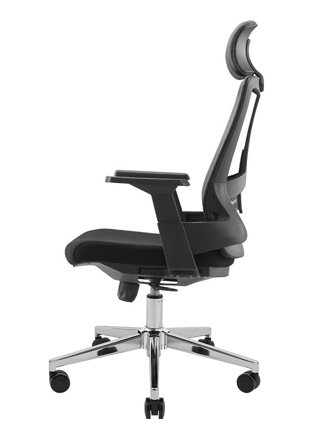 Кресло офисное компьютерное Richman с сетчатой спинкой Токен Token черное - фото 2 - id-p1846428965