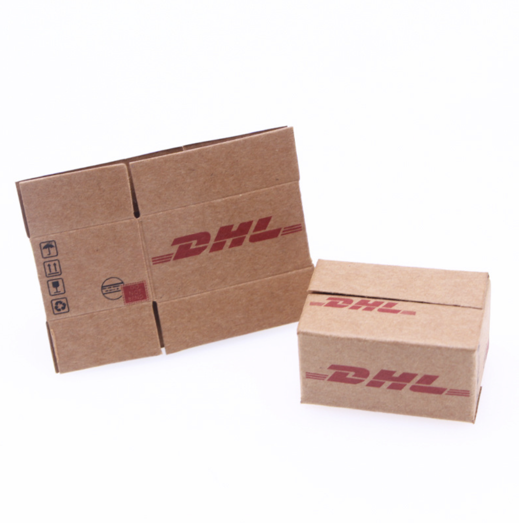 Мініатюра коробка картонна DHL 4.5*2.5, фото 1