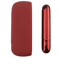 Набір чохол бічна панель для Ikos 3 Duo 2 в 1  червоний