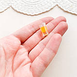 Мініатюрна склянка з апельсиновим соком 1.4 см за 4 шт, фото 2