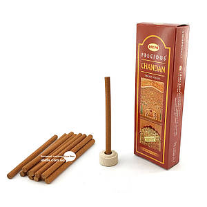 Пахощі Precious Chandan Dhoop HEM 25г. Аромапалички Дорогоцінний Сандал (34655)