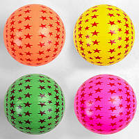 М'яч гумовий 4 кольори, діаметр 20 см, вага 60 грамів /500/ (C44672)