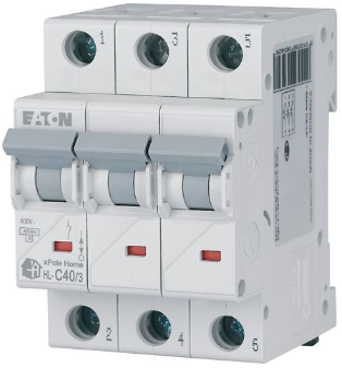 Автоматичний вимикач Eaton (Moeller) HL-C40 3P 40A 4.5kA (194795), фото 1