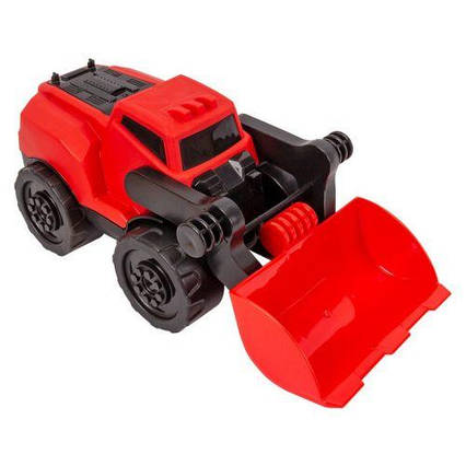 Машинка пластикова "Трактор", червоний