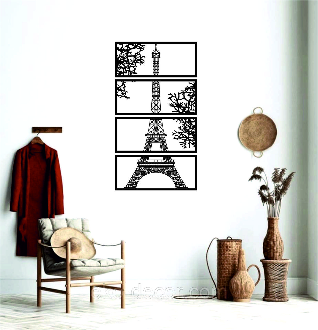 Панно  «Ейфелева вежа» Декор на стіну, фото 1