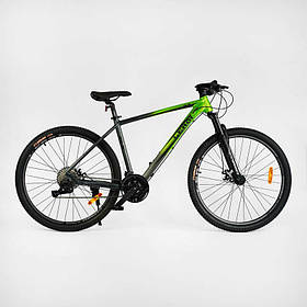 Велосипед Спортивний Corso "Leroi" 27.5" рама алюмінієва 19``, обладнання L-TWOO 27 швидкостей, вилка MOMA