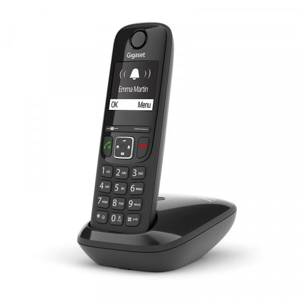 Радіотелефон DECT Gigaset AS690 Black (S30852-H2816-S301)