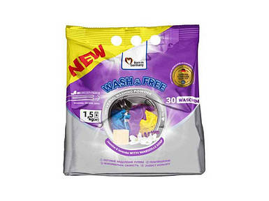Пральний порошок для ручного прання 1,5кг Універсальний З марсельс. милом ТМ WASH FREE FG