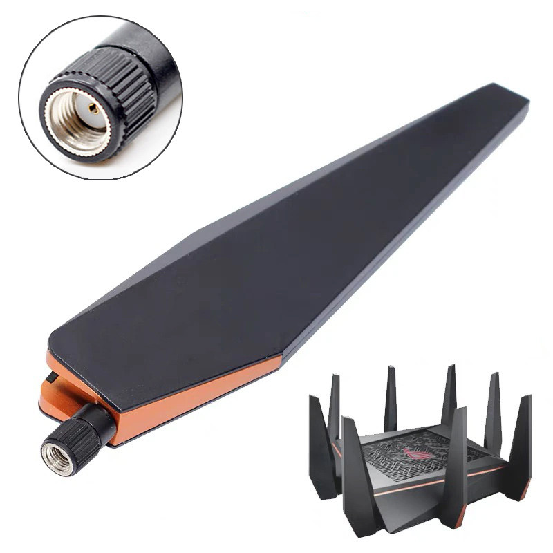 WiFi антена RP-SMA 15 dBi 2.4/5 GHz 802.11ac для вайфай роутера, модуля, модему, Asus ROG Rapture GT-AC5300
