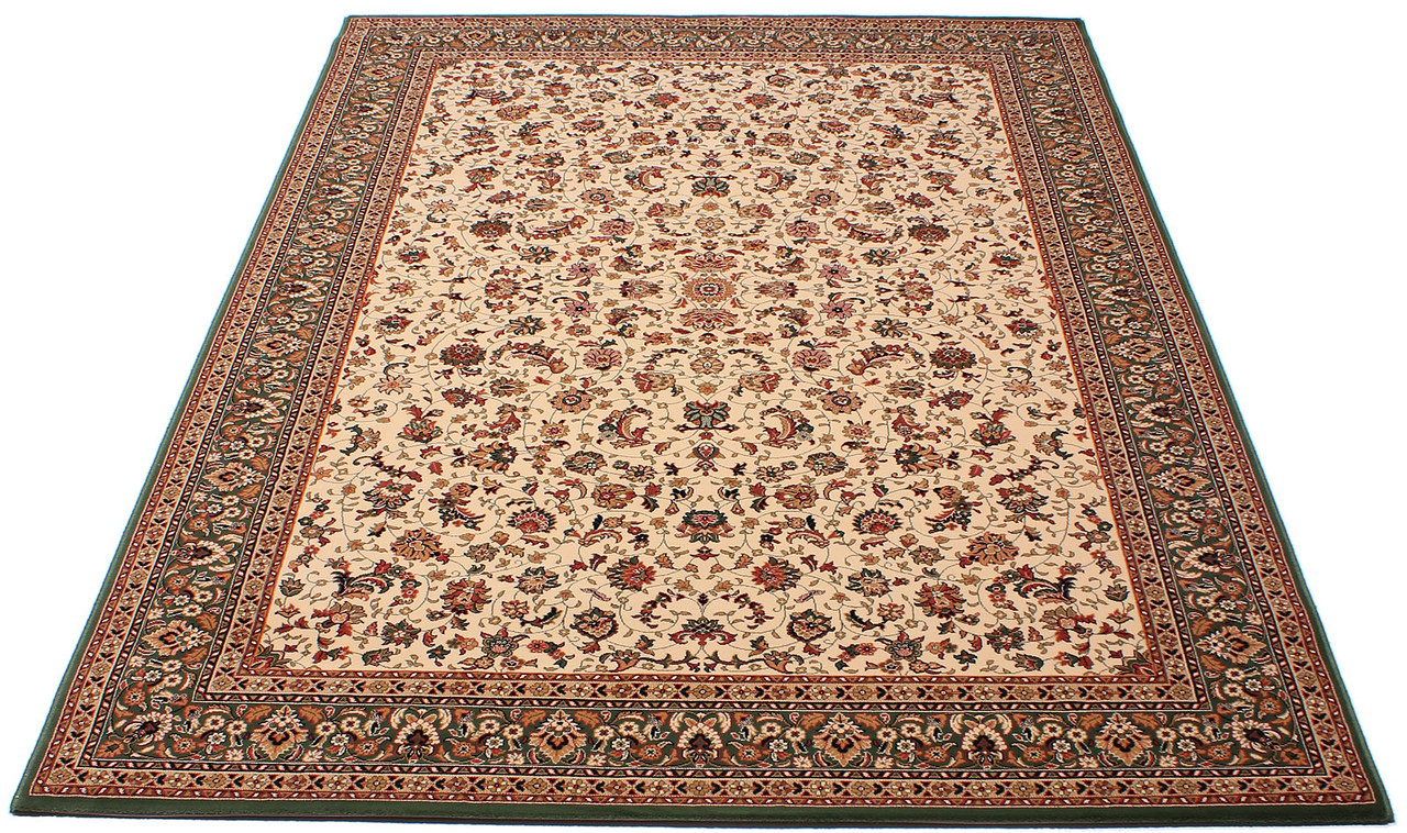 Килимок KASBAH S 12311/416 0,83Х1,6 Бежевий із зеленим прямокутник