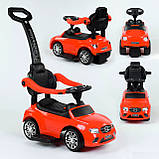 Каталка-толокар музична з батьківською ручкою TM JOY арт. 806 S-15905, фото 2