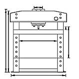 Прес гідравлічний настільний Unicraft WPP 10 TE, фото 2