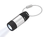Брелок-ліхтарик із зарядкою Troika ECO CHARGE, сірий, фото 3