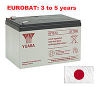 Акумулятор Yuasa NP12-12 12V 12 Ah EUROBAT 5 years AGM VRLA Battery (Japan)