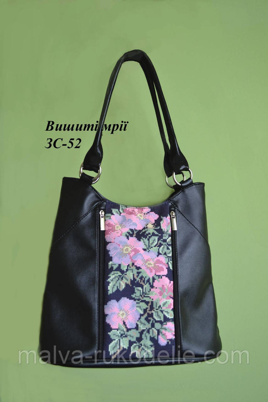 Сумка-заготовка під вишивку ЗС-52 (шкіра/шкіра), фото 1