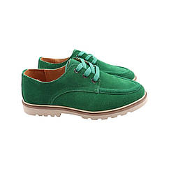 Туфлі жіночі Gifanni зелені натуральна замша, 40