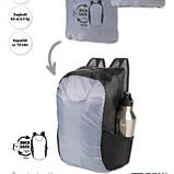Рюкзак складний Troika, сірий, фото 2