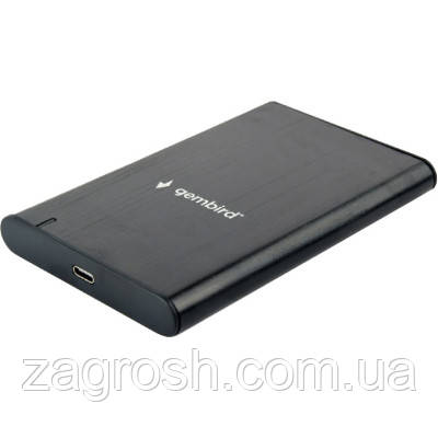 Promo Ціна! Кишеня зовнішня Gembird 2.5" USB3.1 alum black (EE2-U3S-6) - тільки на ZaGrosh.com.ua, фото 1