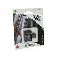 Карта пам'яті Kingston Canvas microSDHC Class 10 A1 UHS-I, 256GB