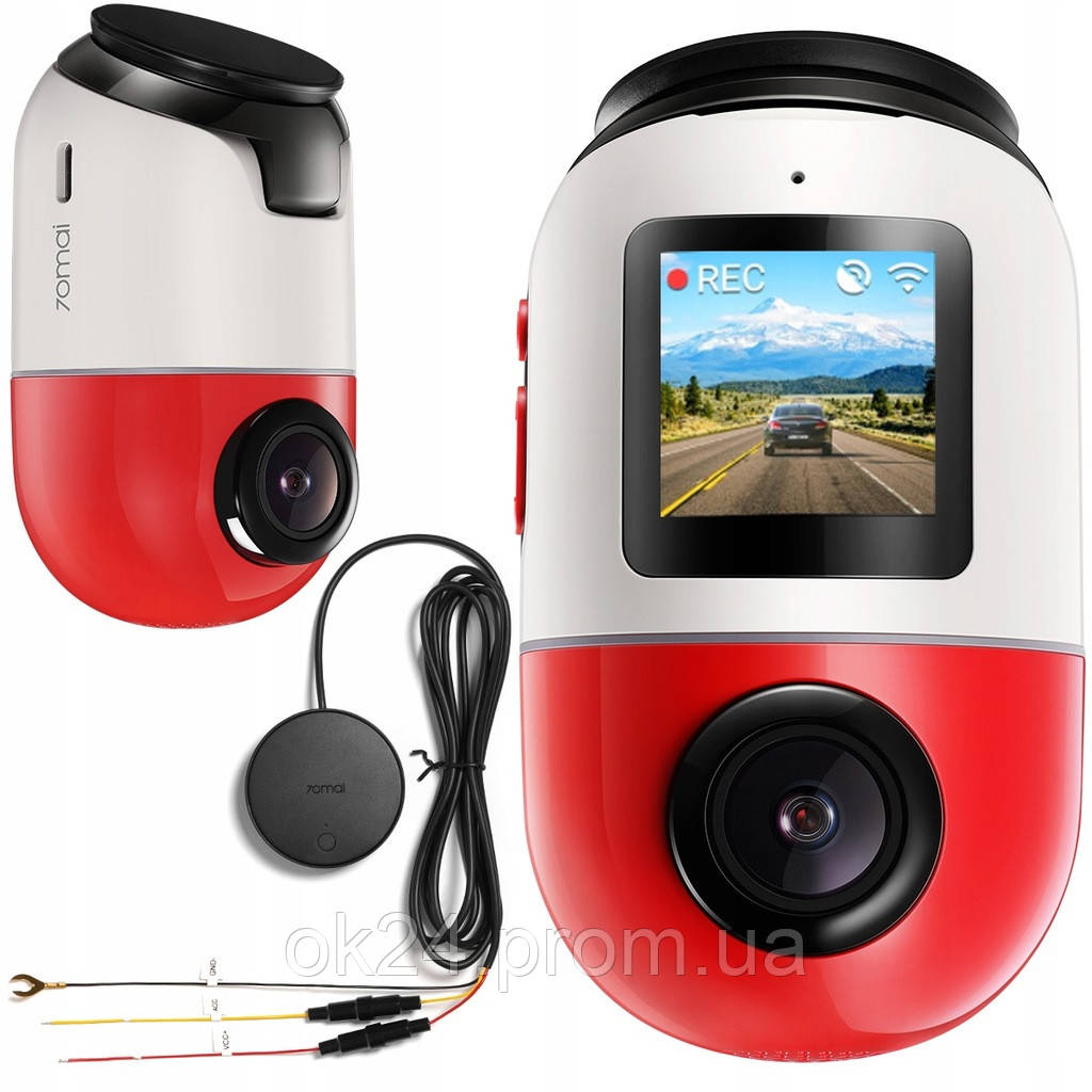 Купити Автомобільна камера 70mai Dash Cam Omni 64GB red + РЕЖИМ ...