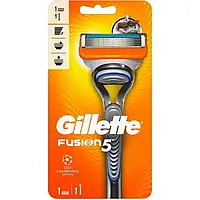 Станок для бритья мужской (Бритва) Gillette Fusion5 с 1 сменным картриджем (кассетой)