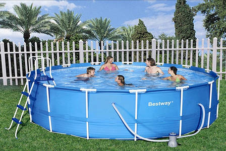 Басейн каркасний 427х100см. Bestway 56305, фото 3