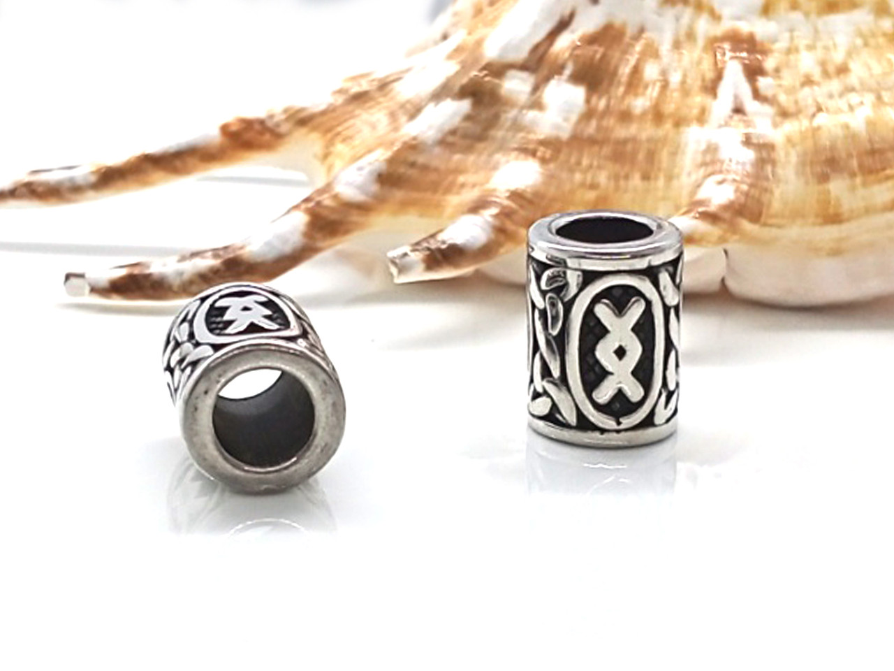 Руна Інгуз — намистина сталь 14*10 мм — Ізобіле, рух, новий початок, фото 1