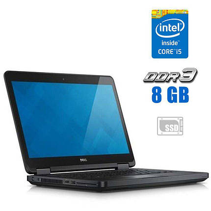 Ноутбук Dell Latitude E5450 / 14" (1366x768) TN / Intel Core i5-5300U (2 (4) ядра по 2.3 - 2.9 GHz) / 8 GB, фото 2
