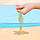 Антипісок пляжна підстилка для моря Синій 200х200, фото 3